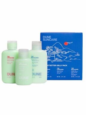Dune Suncare The Jetsetter Gelly Pack - BRAND NEW!!     beauty skincare aloe